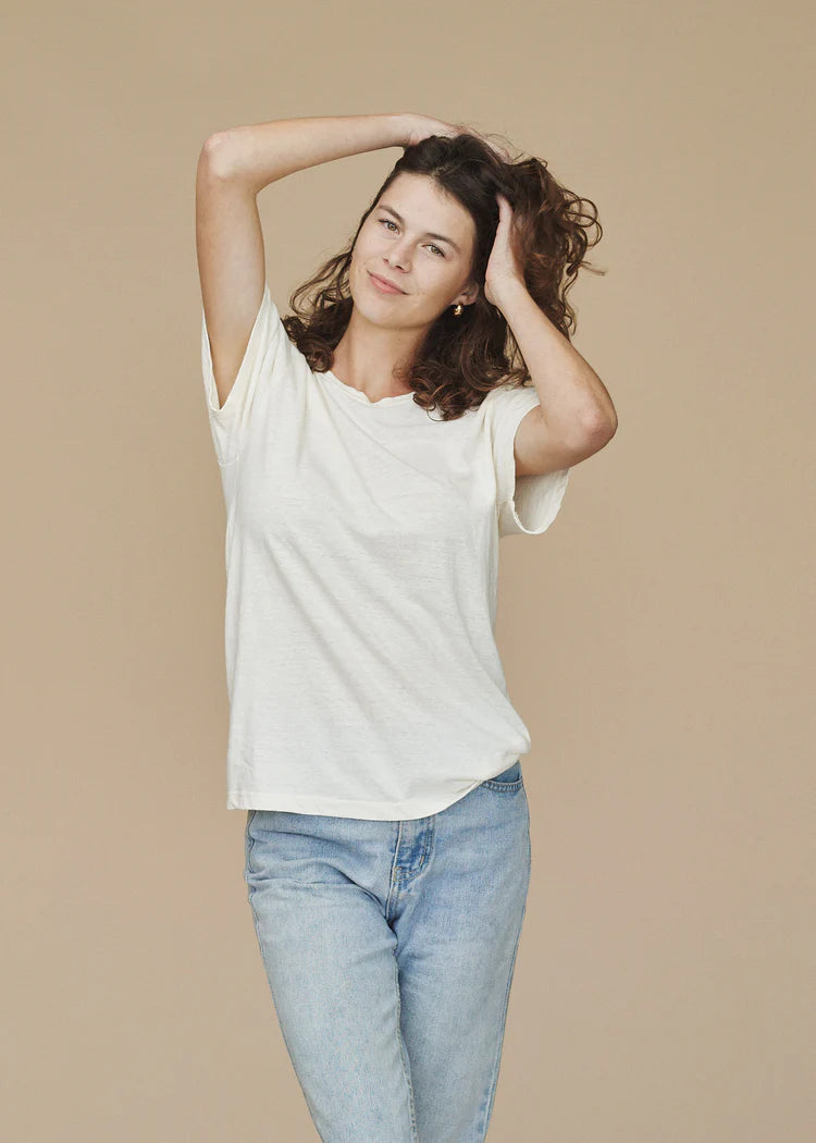 Jungmaven • Lorel Tee •  Washed White