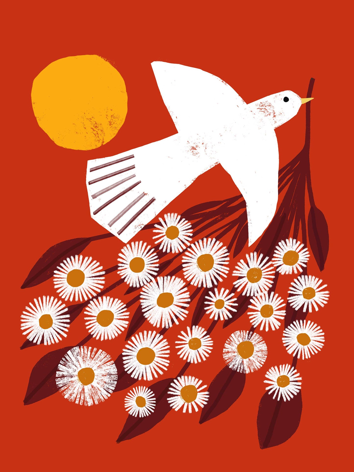 Anisa Makhoul • Art Print • Red Dove