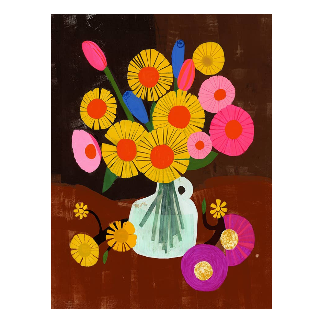 Anisa Makhoul • Art Print • Pink Bouquet