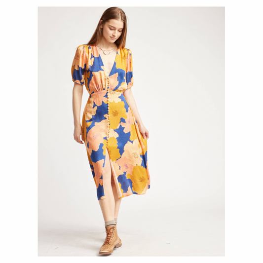 Self Contrast • Amiah Dress • Tea Garden Print • Small