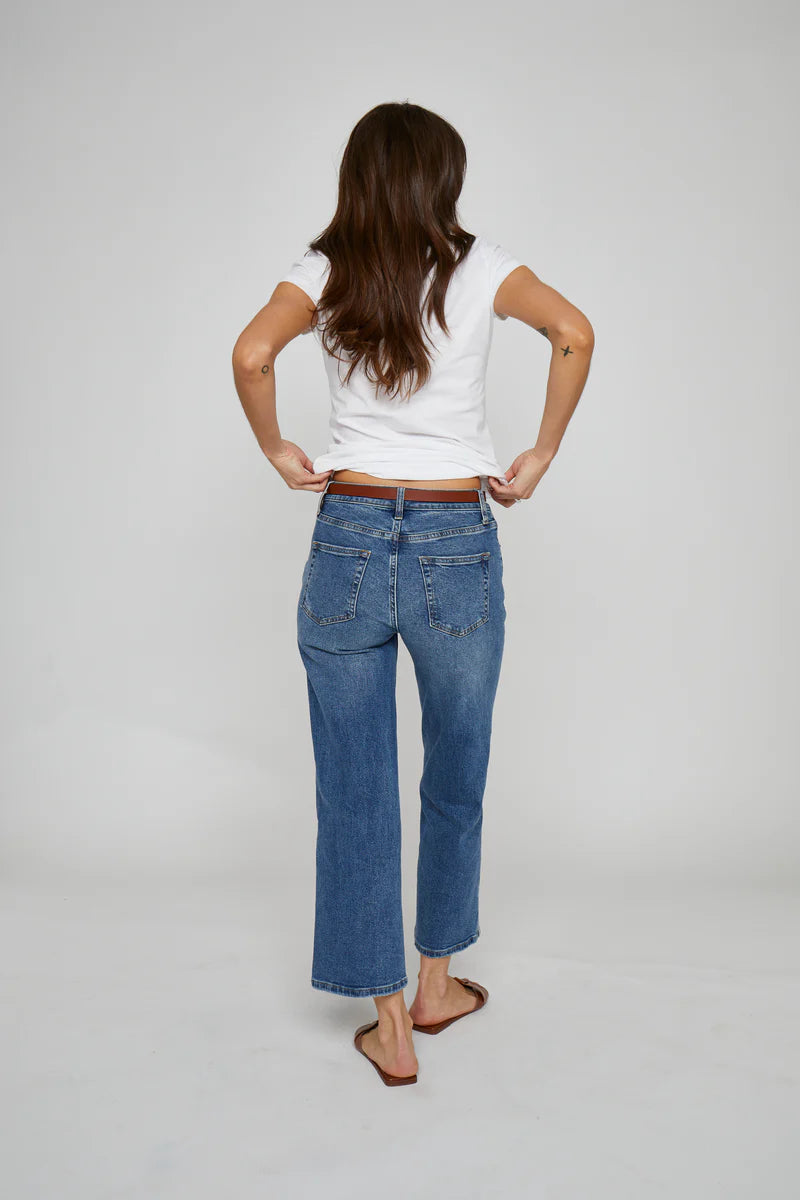 Oliver Logan • Addington High Rise Crop • Vintage Worn
