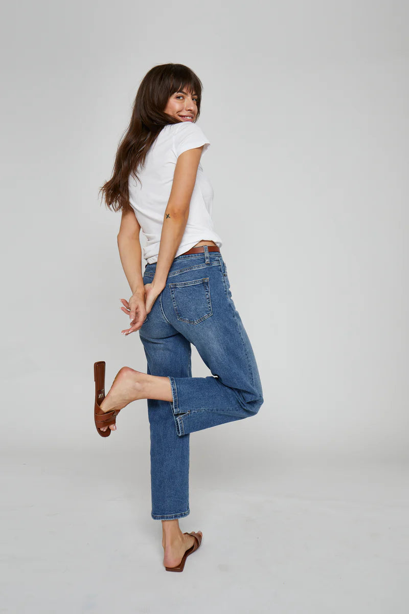 Oliver Logan • Addington High Rise Crop • Vintage Worn