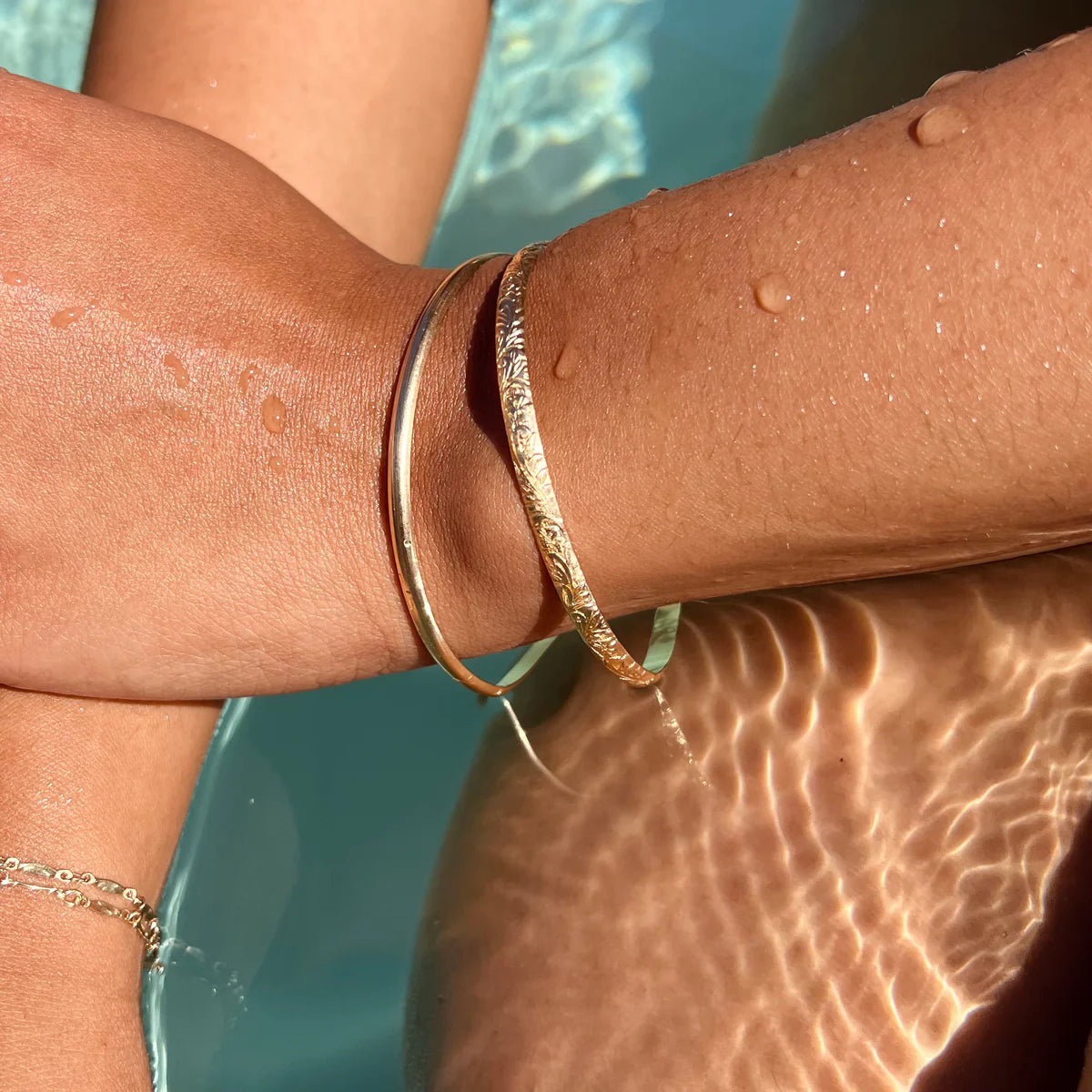 In Situ • Anini Smooth Bracelet • 14K Gold Fill