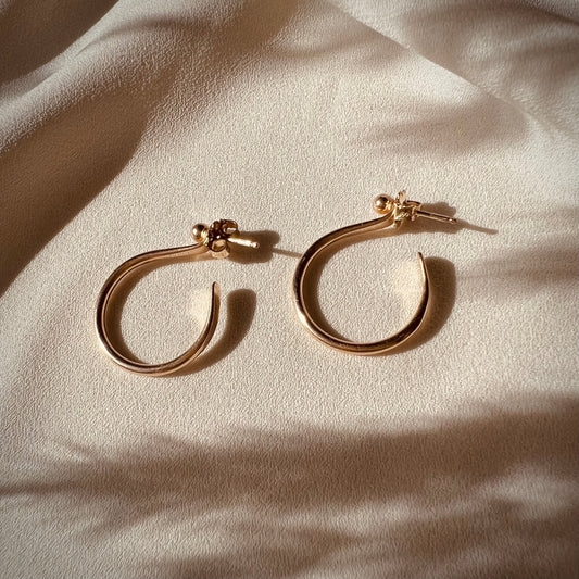 In Situ • Kvika Hoop Earrings • 14K Gold Fill