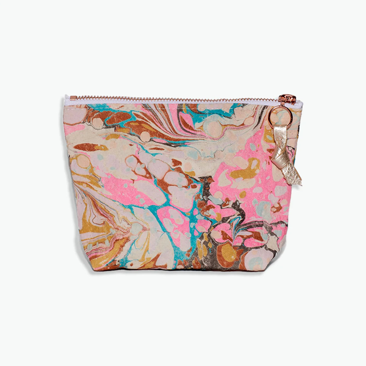 Love Mert • Hand Marbled Zip Pouch • Small • Viper