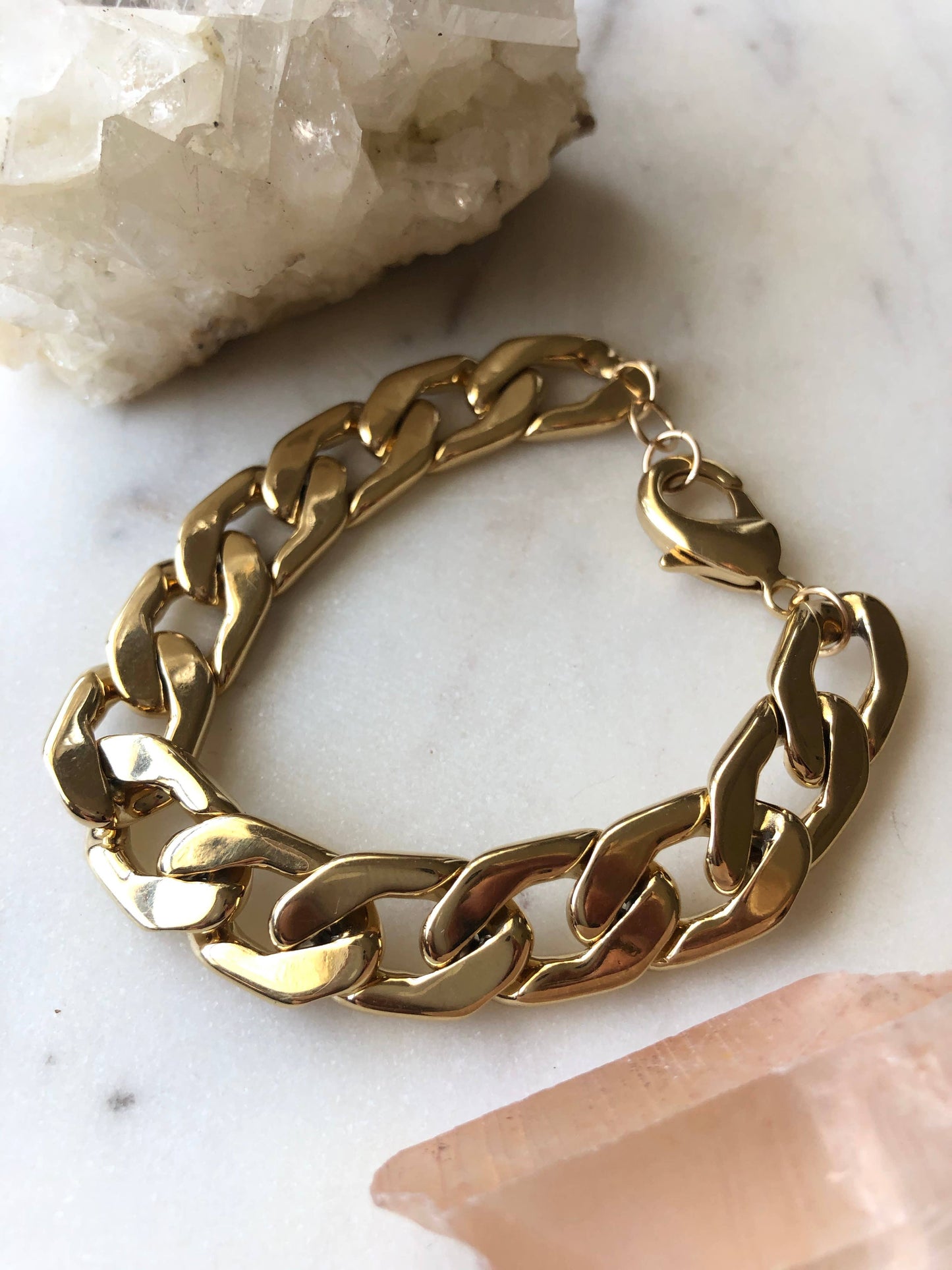 Addie Chunky Chain Bracelet • 14K Gold Fill