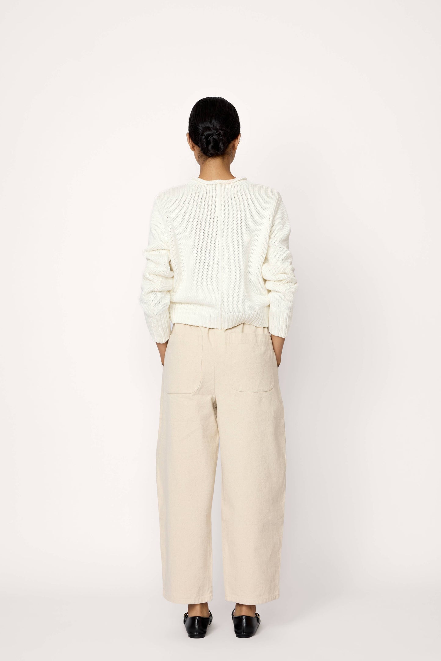 Laude the Label • Mare Rolled Neck Sweater • Ivory