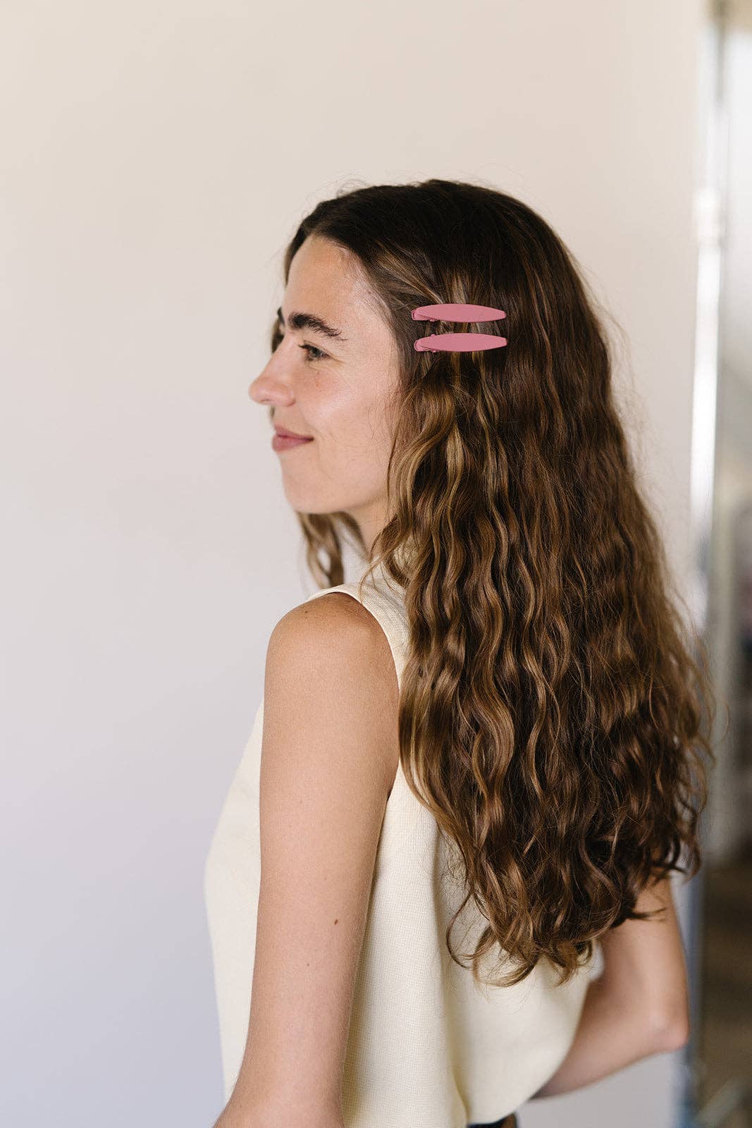 Nat + Noor • Celine Hair Clips • Seashell Pink