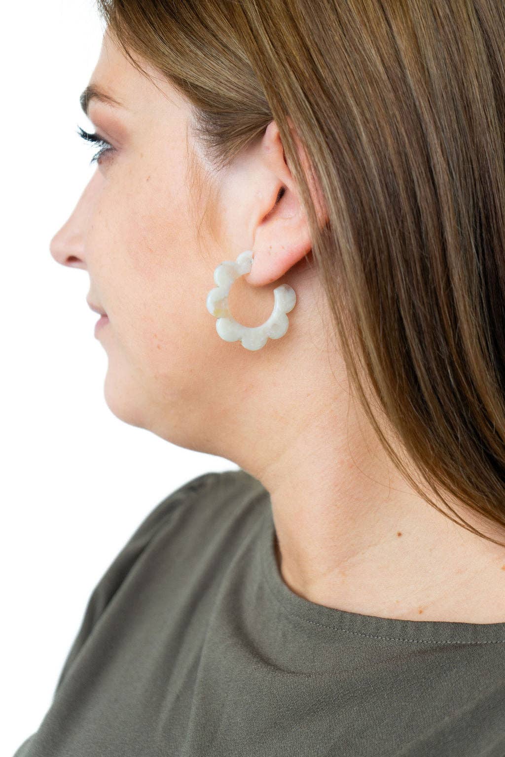 Flora Hoops • Cream