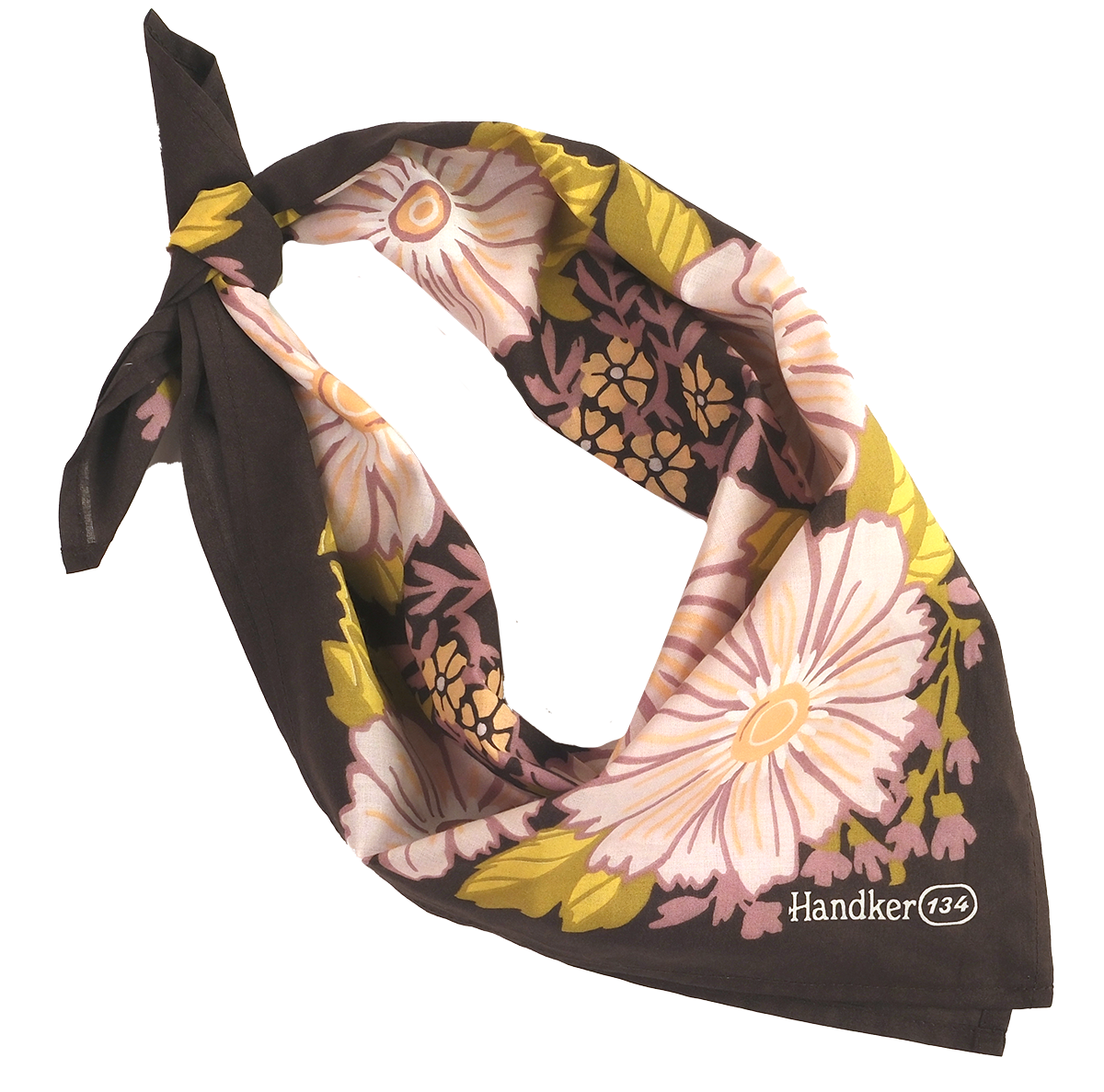 Cotton Bandana • No. 134 Floral • Violet