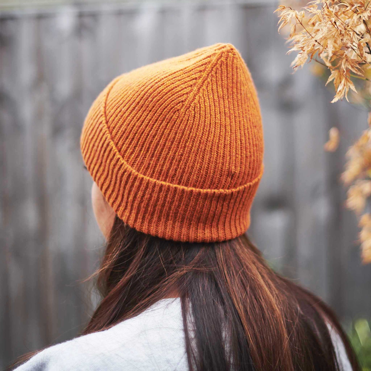Lambswool Beanie • Rust