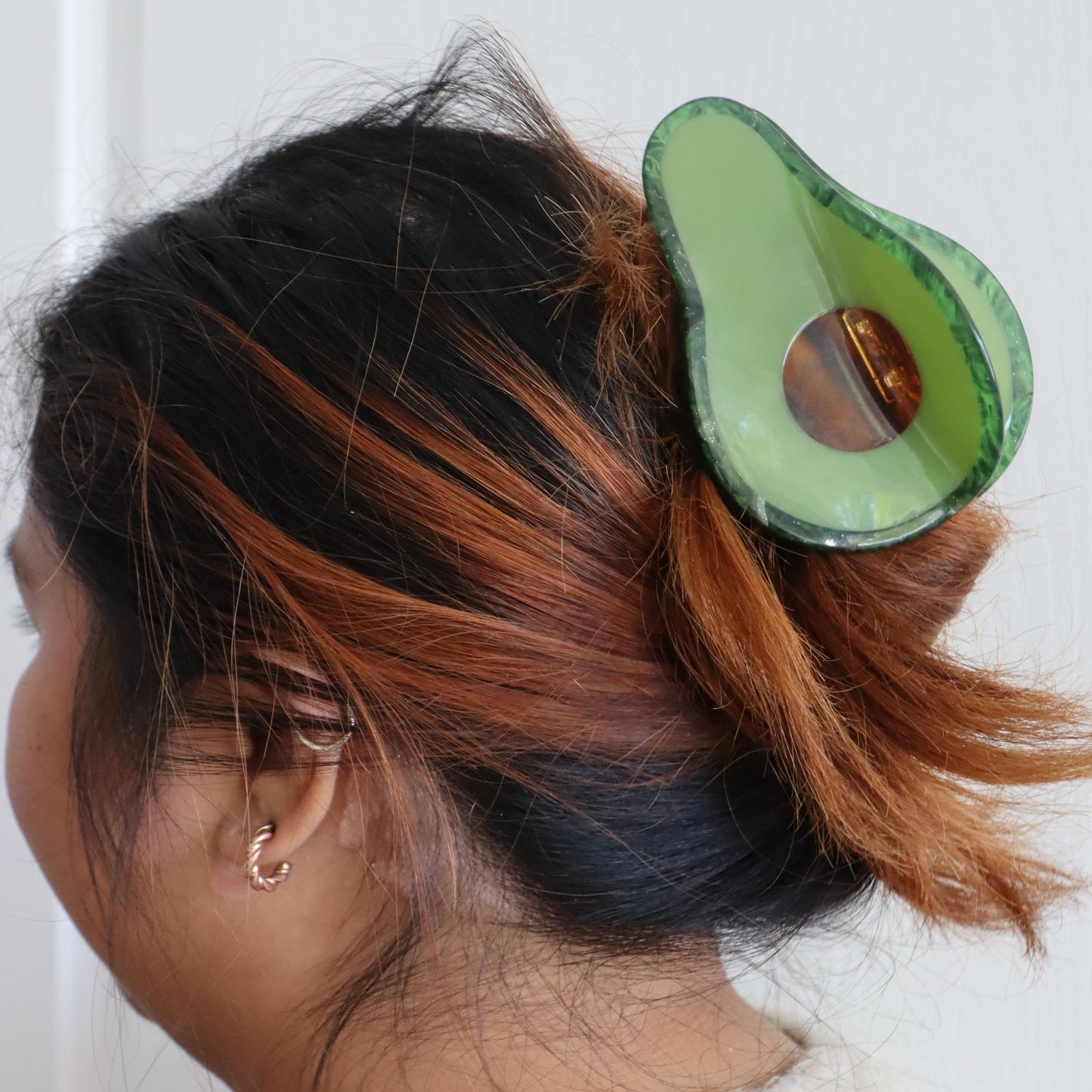 Jenny Lemons • Avocado Hair Claw • Large