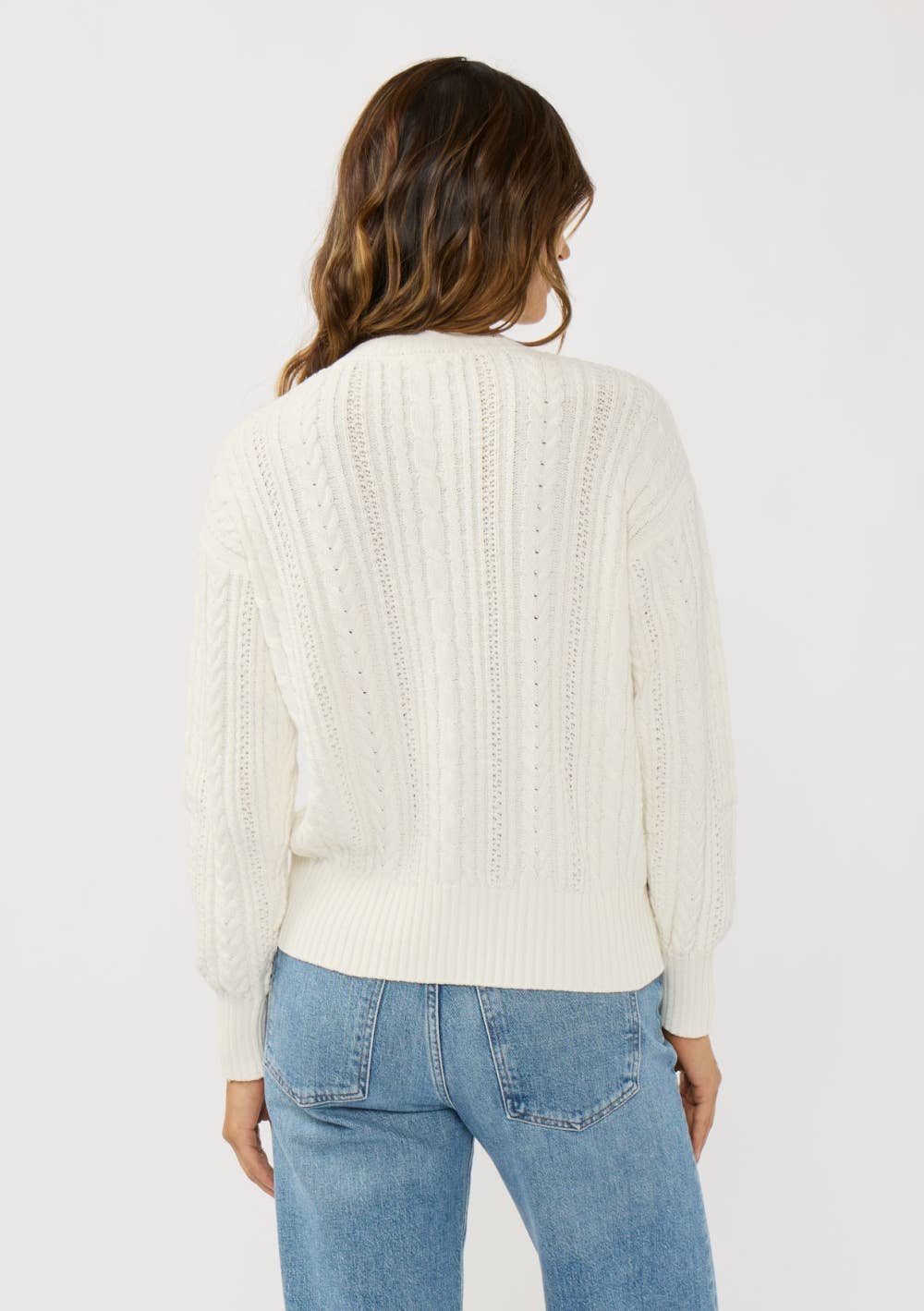 Cotton Cardigan • White