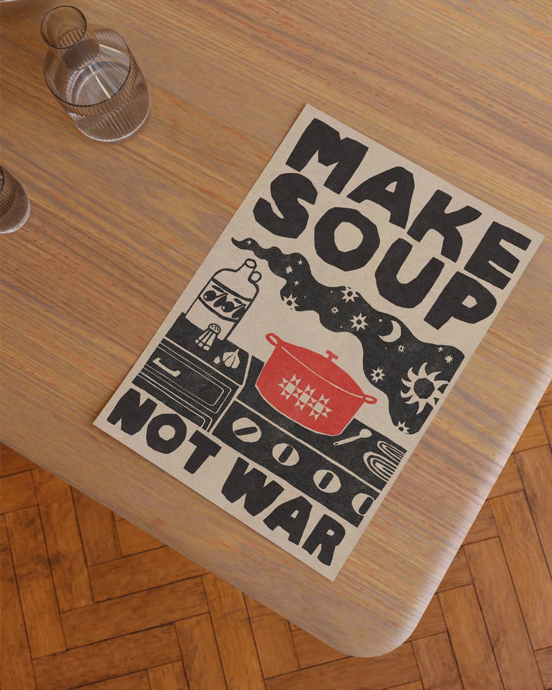 Anisa Makhoul • Art Print • Make Soup Not War