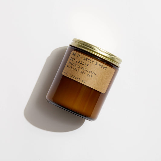 P.F. Candles • Amber & Moss