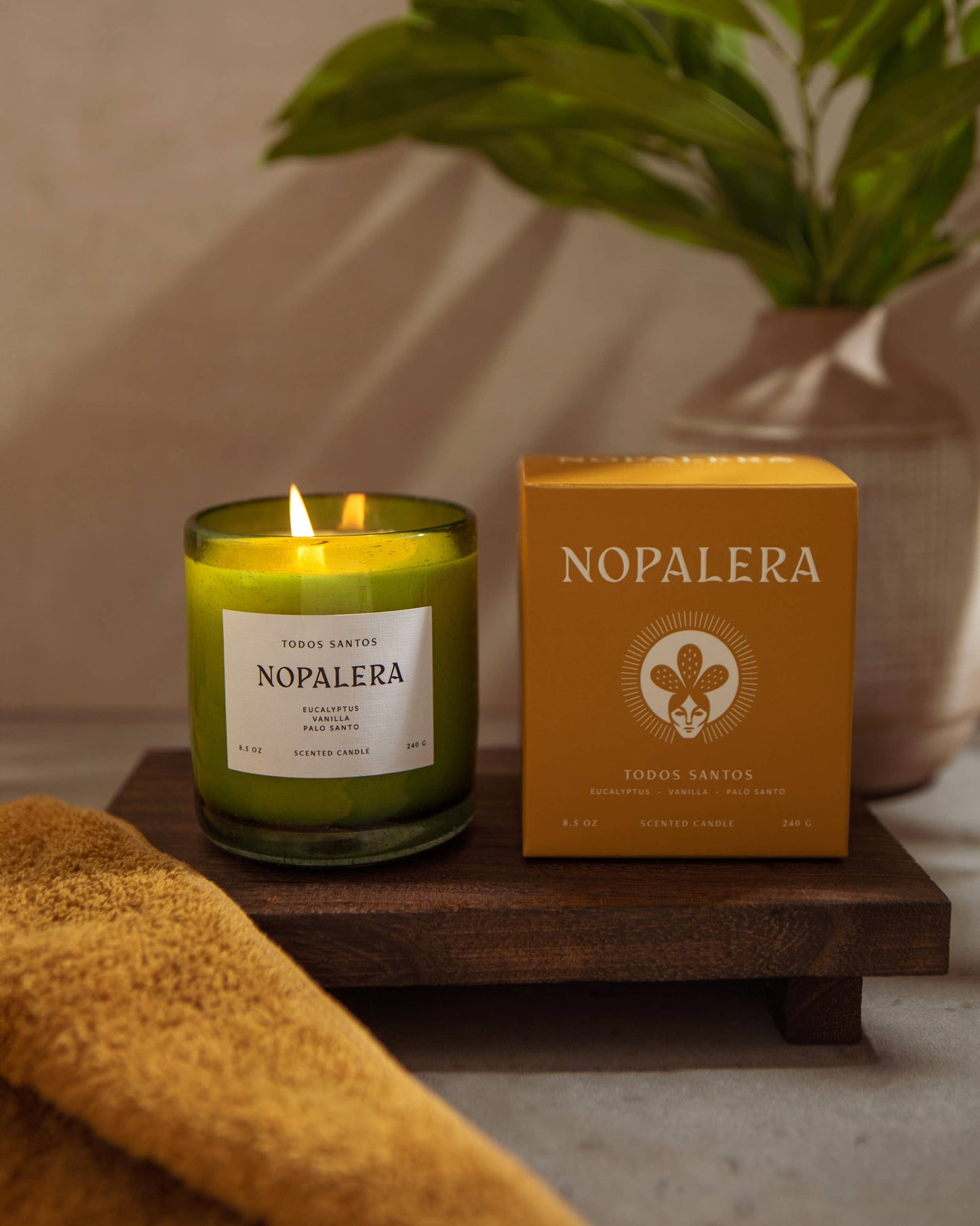 Nopalera • Todos Santos Candle • Eucalyptus Vanilla Palo Santo