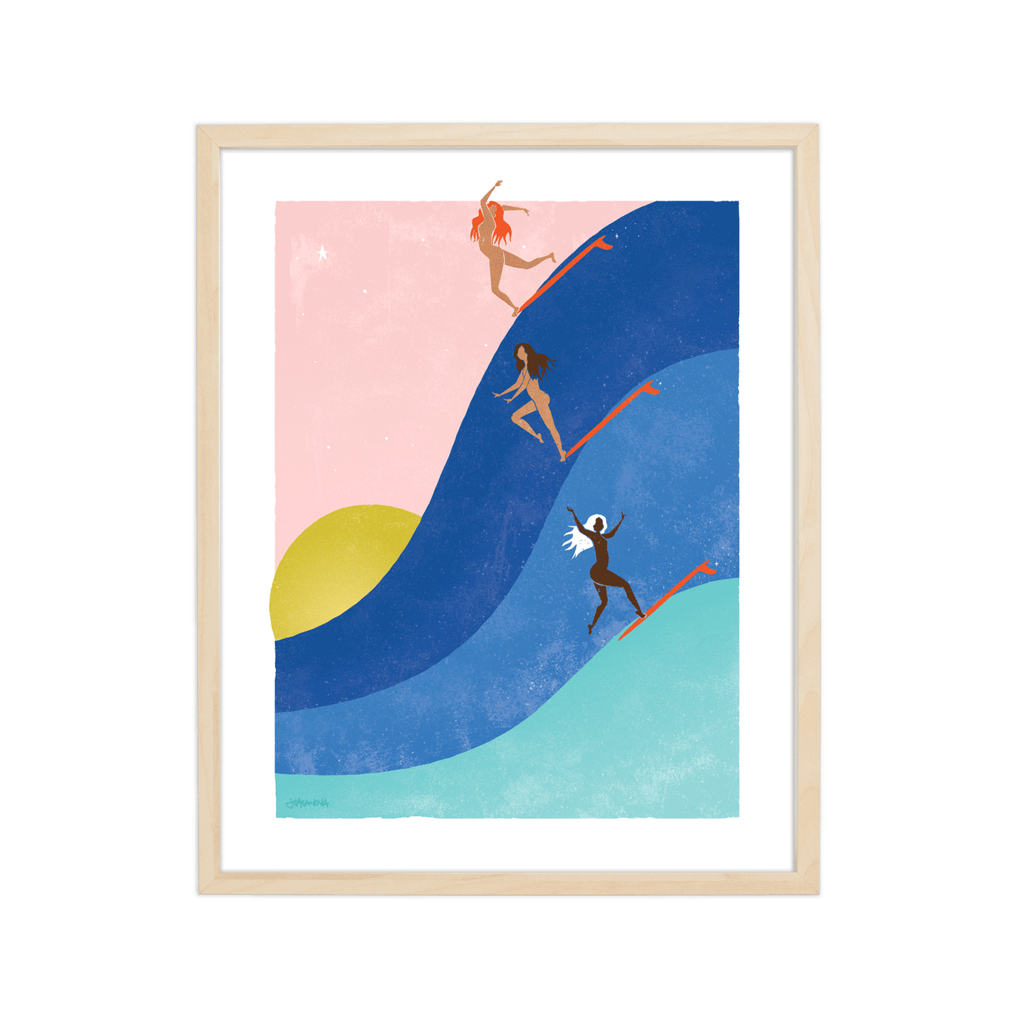 Art Print • Like an Eagle When She Flies • 16"x20"