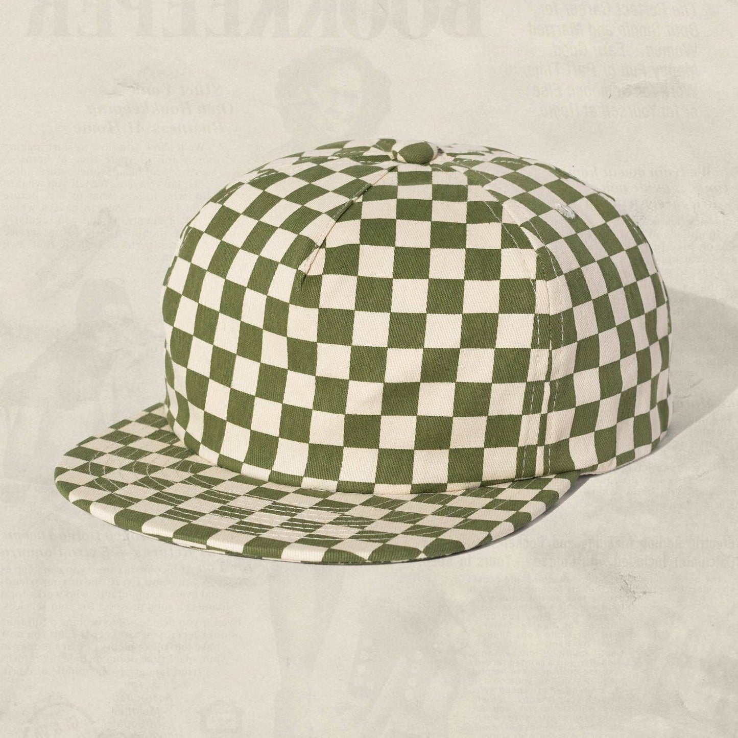 Checkerboard Field Trip Hat • Cactus