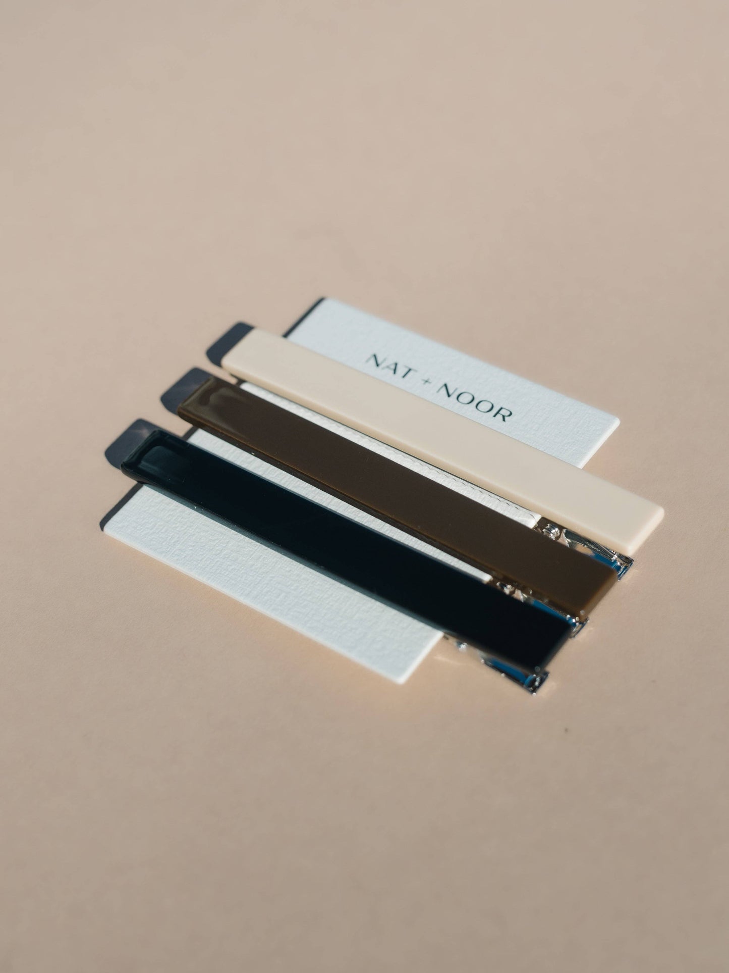Nat + Noor • Evie Hair Clips • Neutral Tones