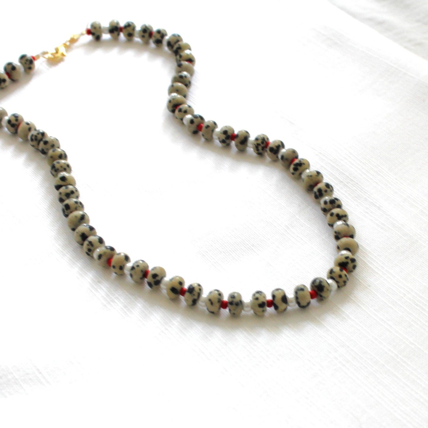 The Silver Wren • Spotted Mesa Stone Candy Necklace