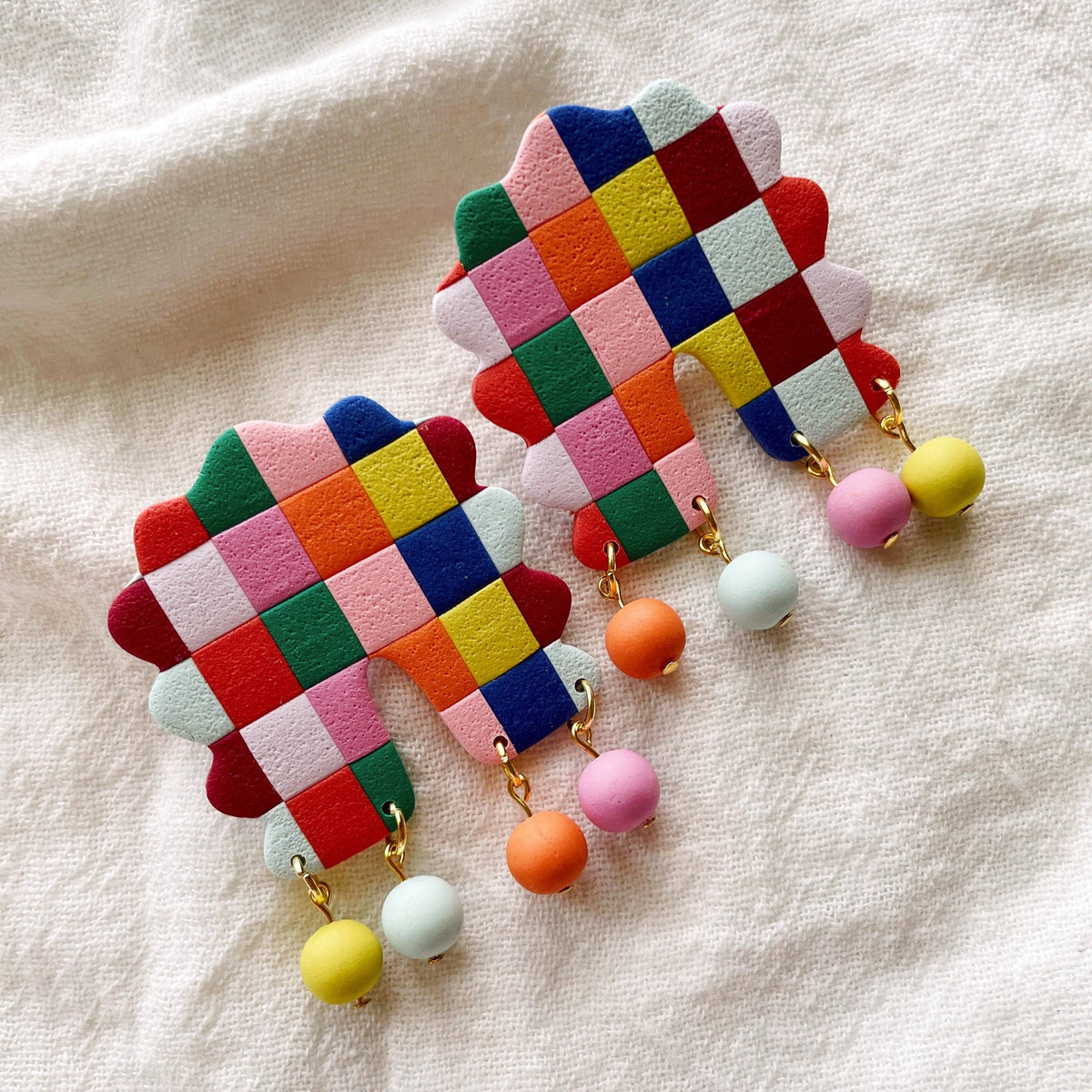 Meadow & Mae • Georgie Statement Earrings • Multicolor