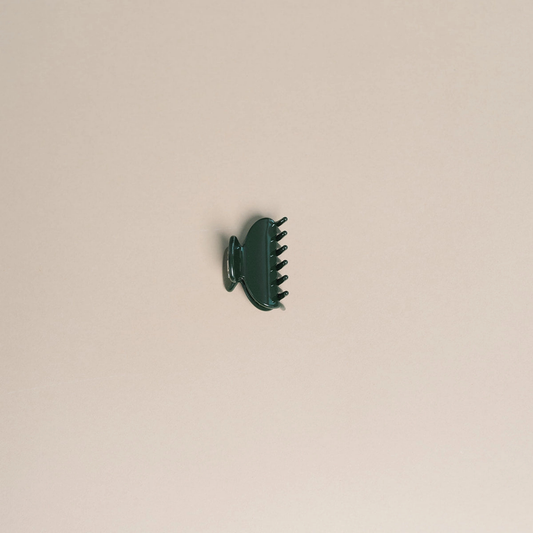 Nat + Noor • Small Hair Claw Clip • Dark Green
