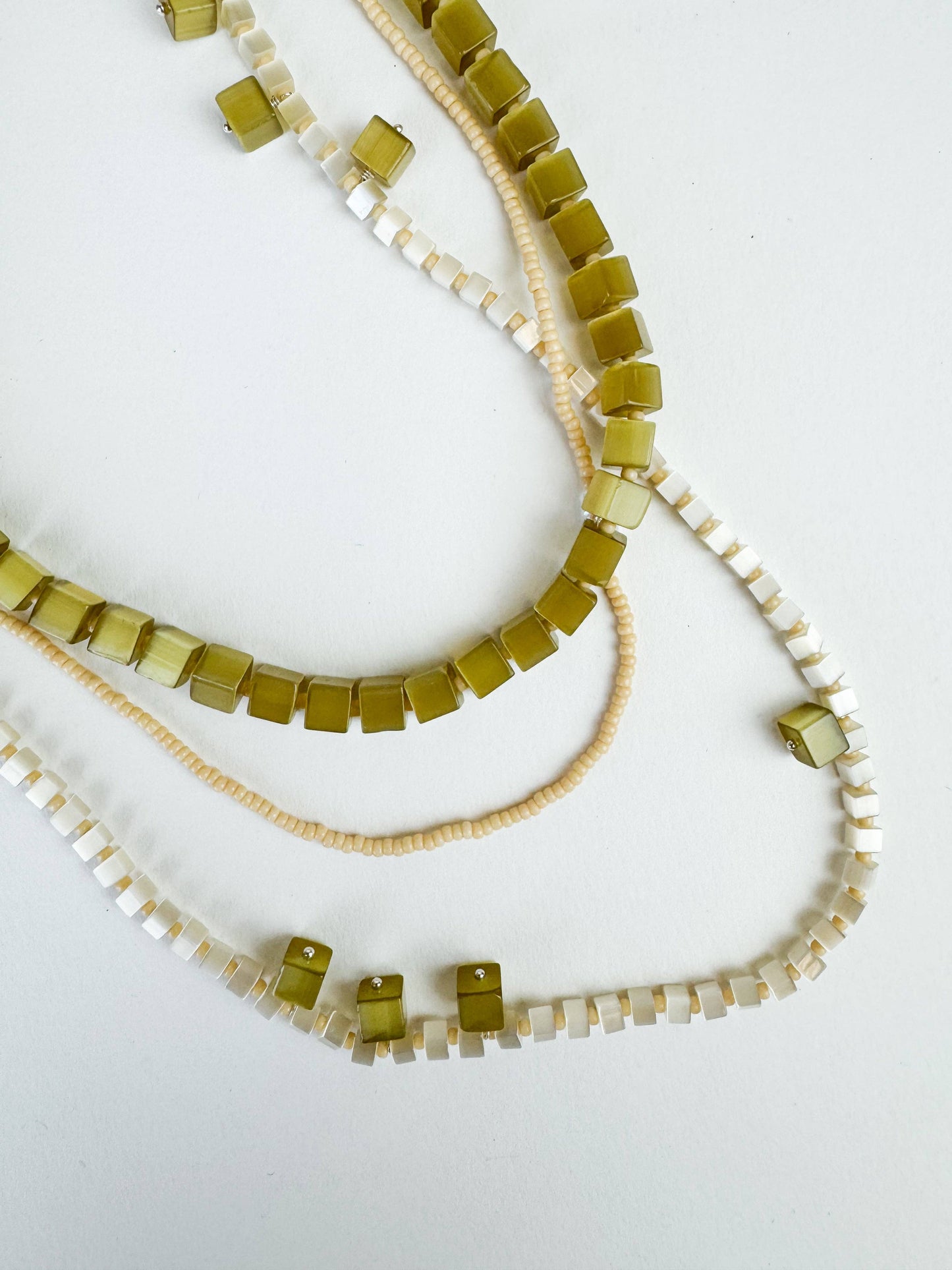 The Khadi Seed Bead Pearl Necklace • Butter