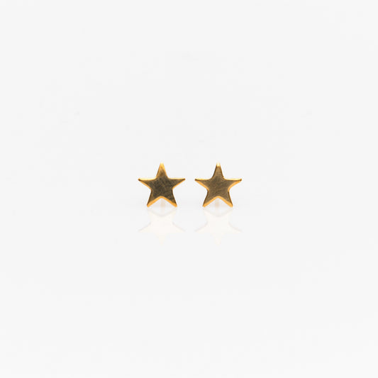 Star Stud Earrings • 14k Gold Fill