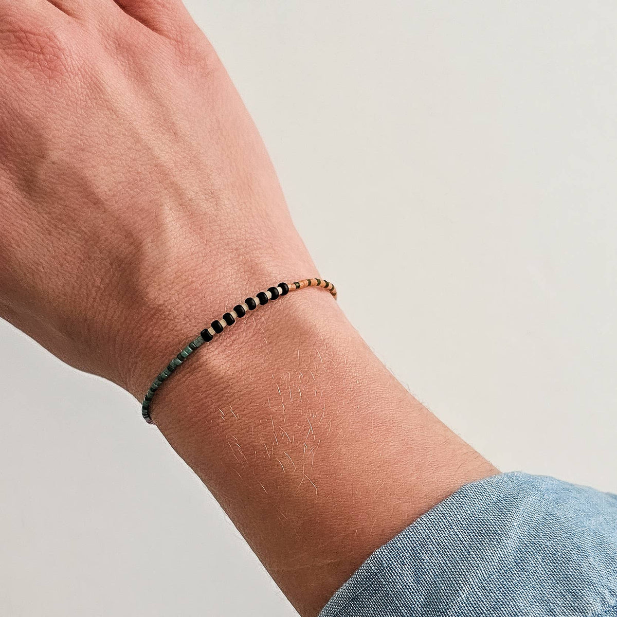 Adjustable Beaded Bracelet No. 127 • Multi-Color