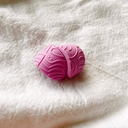 Meadow & Mae • Huggies Statement Earrings • Sweet pea