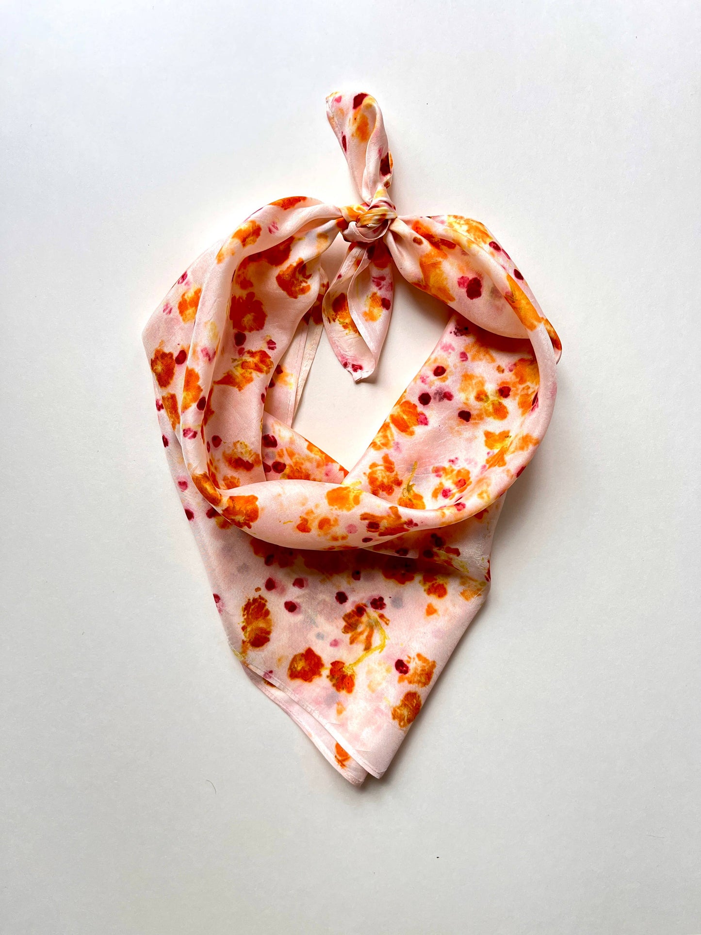 Vive Textiles • Naturally Dyed Silk Bandana Scarf • Cosmo Confetti