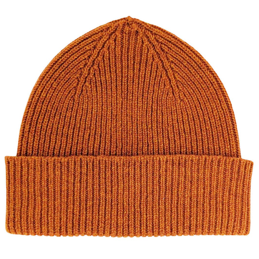 Lambswool Beanie • Rust