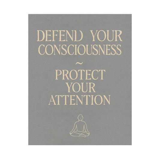 Real Fun Wow • Defend Your Consciousness • Art Print 11” x 14”