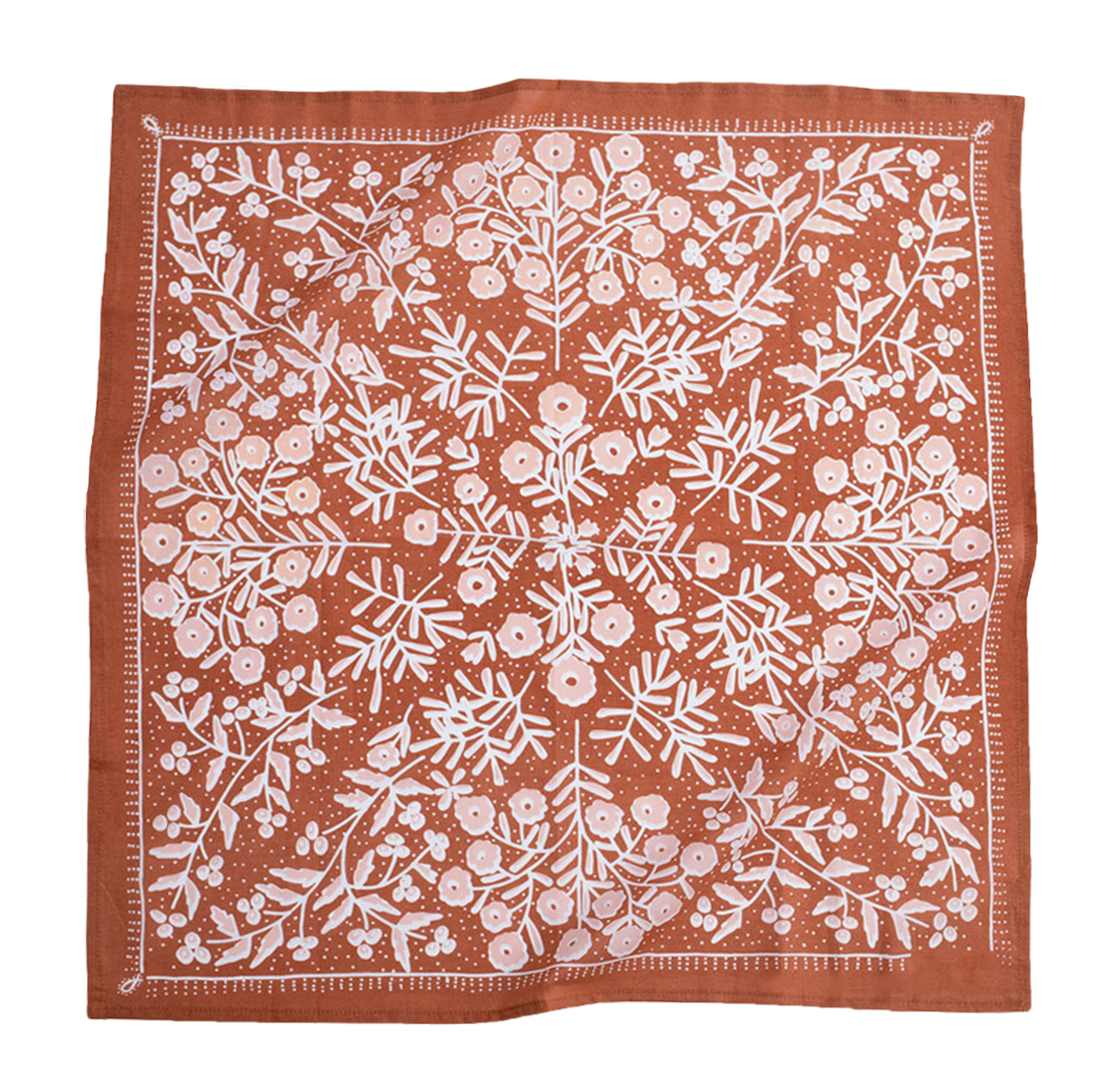 Cotton Bandana • No. 058 Terra • Soft Brown