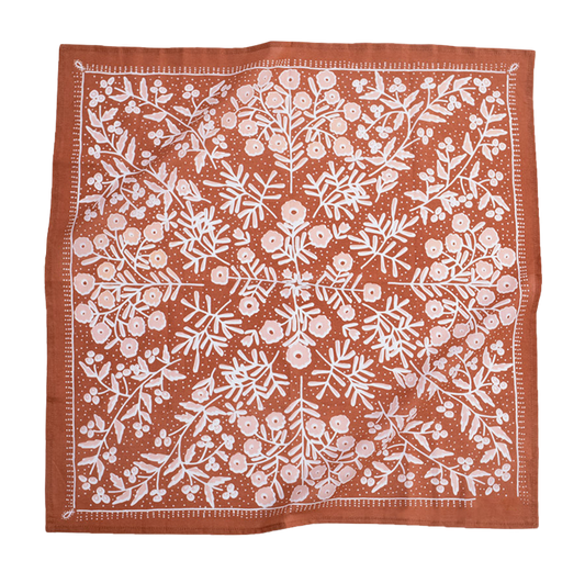 Cotton Bandana • No. 058 Terra • Soft Brown