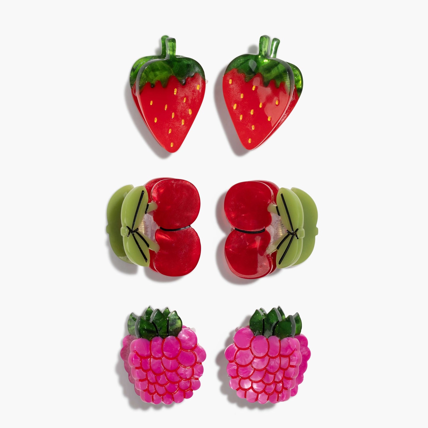 Jenny Lemons • Micro Hair Claw Clip Set • Berry Basket