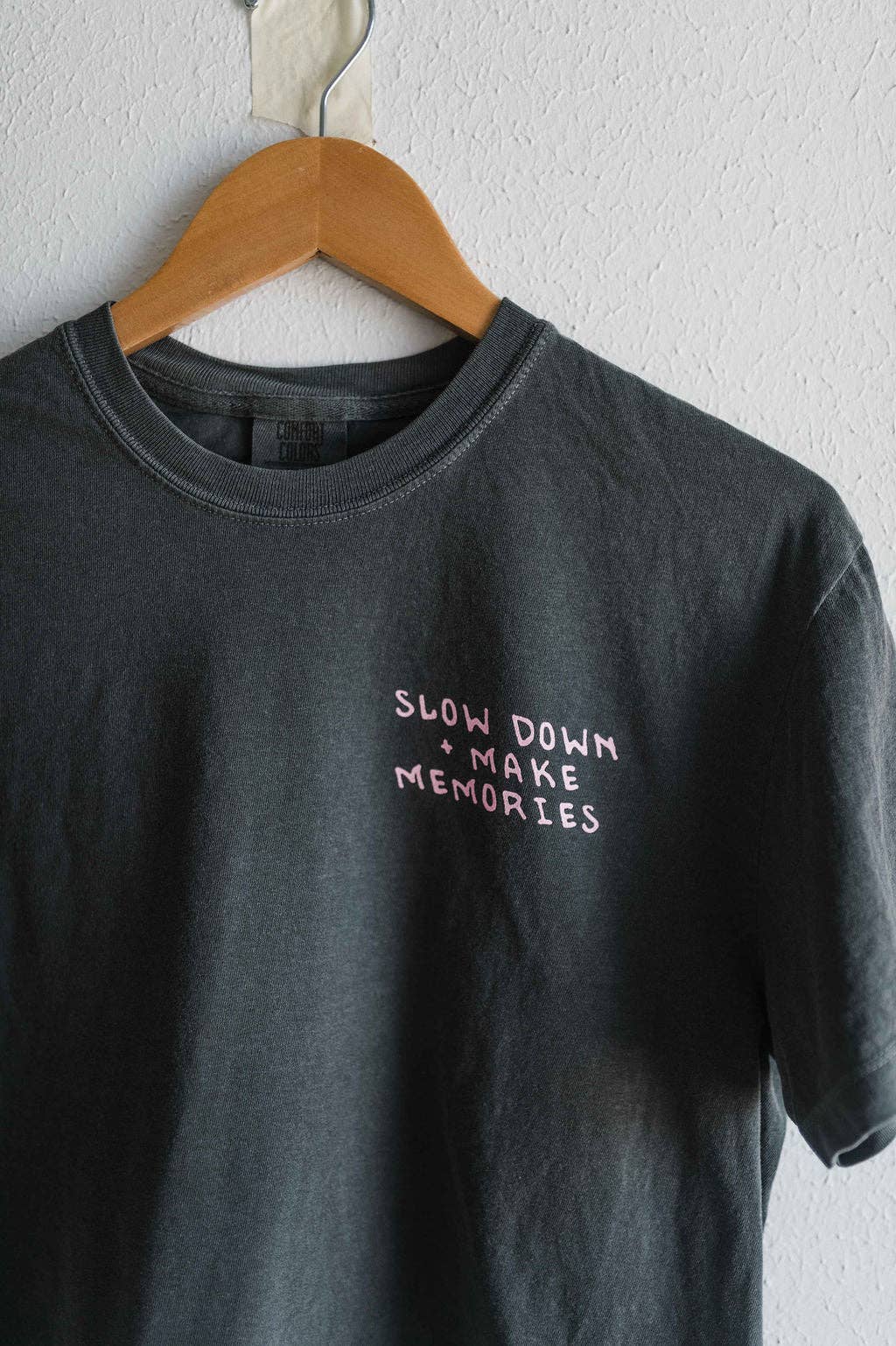 Cotton Tee • Take the Backroads • Charcoal
