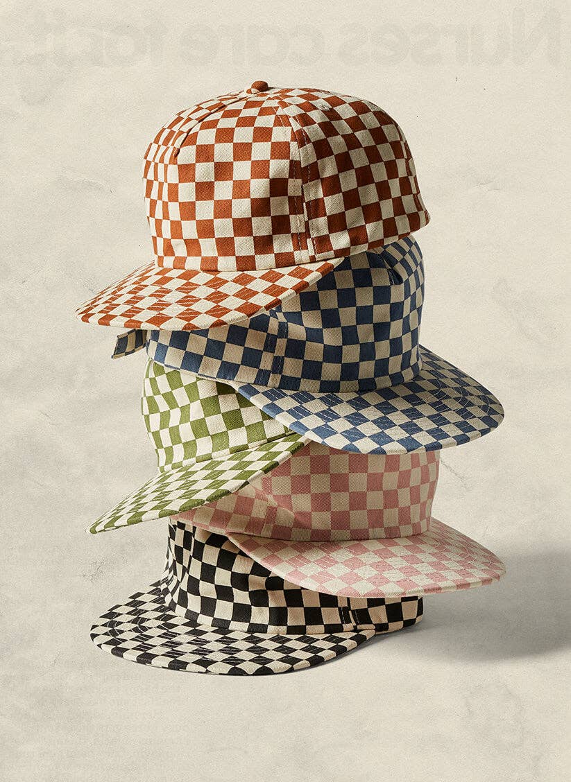 Checkerboard Field Trip Hat • Cactus
