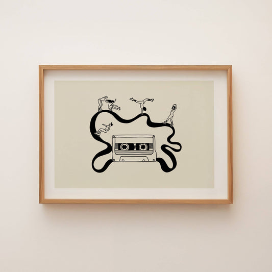 Girls Skate Session • Art Print • Pick Your Size