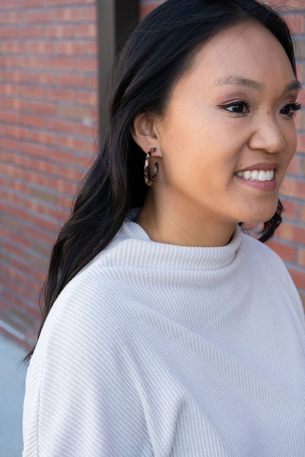 Camy Hoops • Cheetah