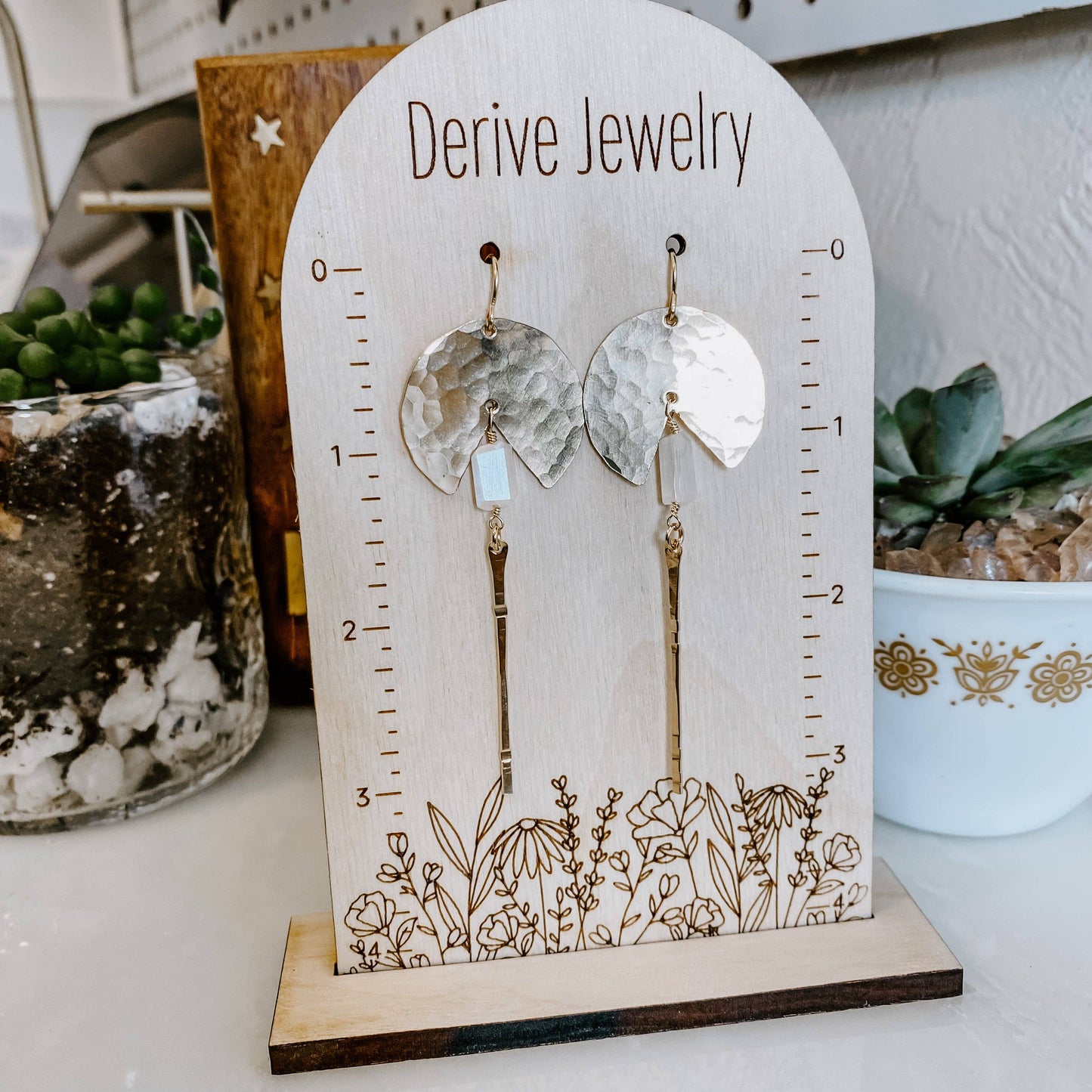 Free Spirit Moonstone Earrings • Sterling Silver