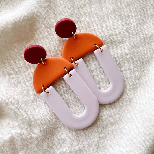 Meadow & Mae • Billie Statement Earrings • Sunset