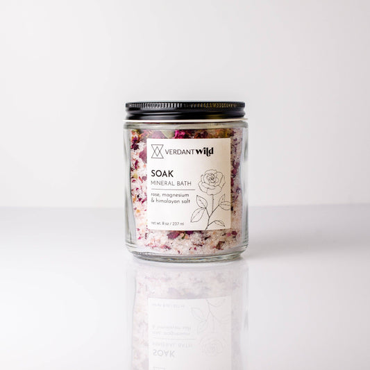 Verdant Wild Apothecary SOAK soothing mineral bath