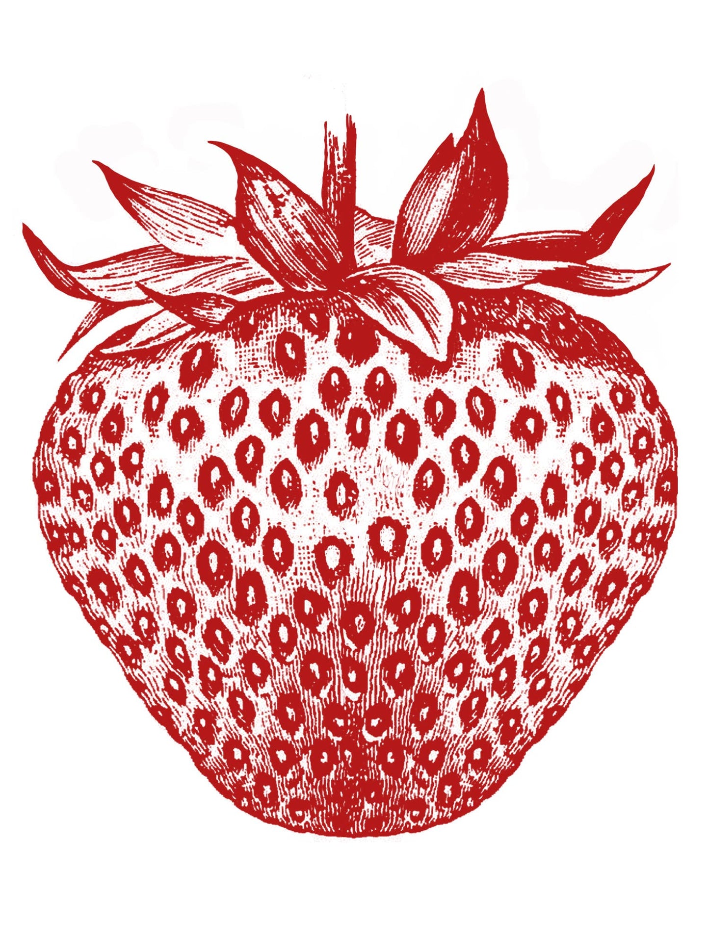Super Maggie • Heavyweight Muscle Tee • Strawberry • Off White
