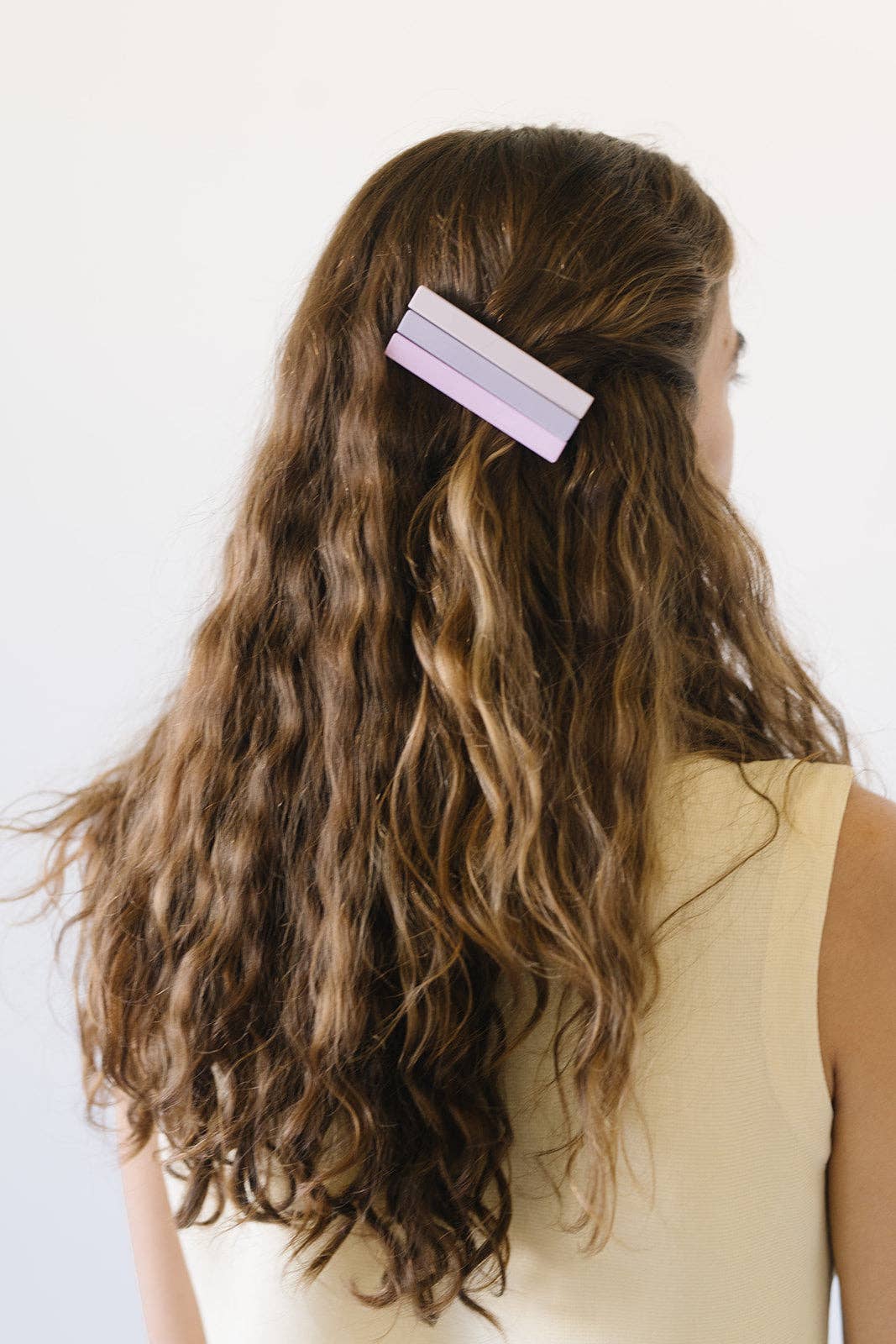 Nat + Noor • Evie Hair Clips • Blue Maize