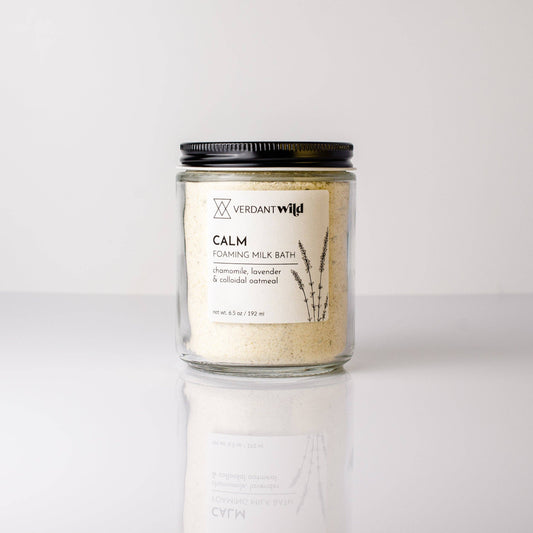 Verdant Wild Apothecary • CALM foaming milk bath