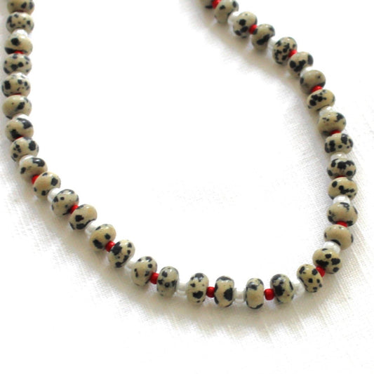 The Silver Wren • Spotted Mesa Stone Candy Necklace