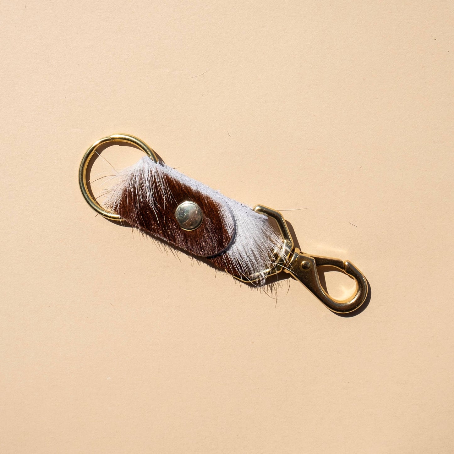 Leather Keychain Hook • Pick Your Color
