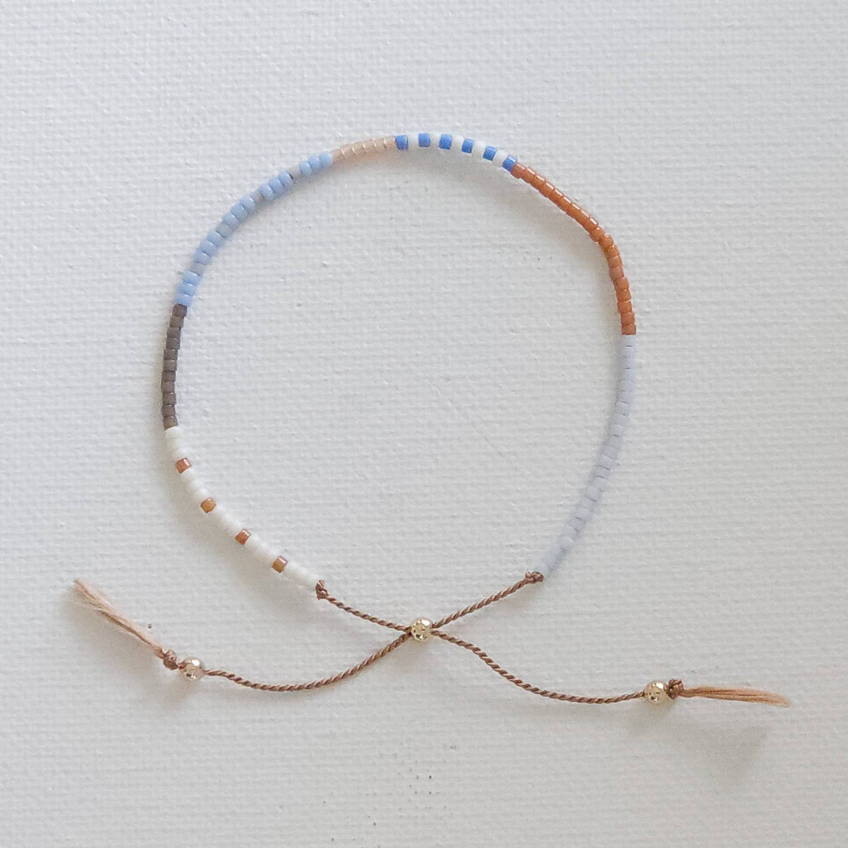 Adjustable Beaded Bracelet No. 114 • Multi-Color