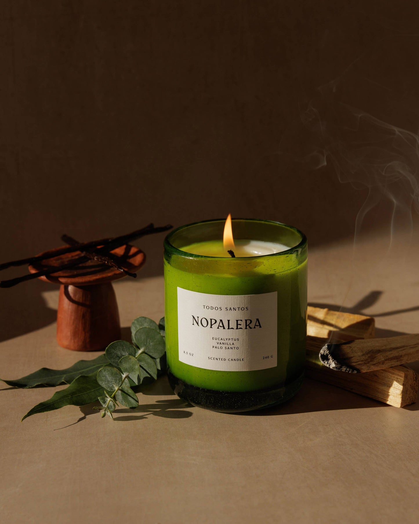 Nopalera • Todos Santos Candle • Eucalyptus Vanilla Palo Santo